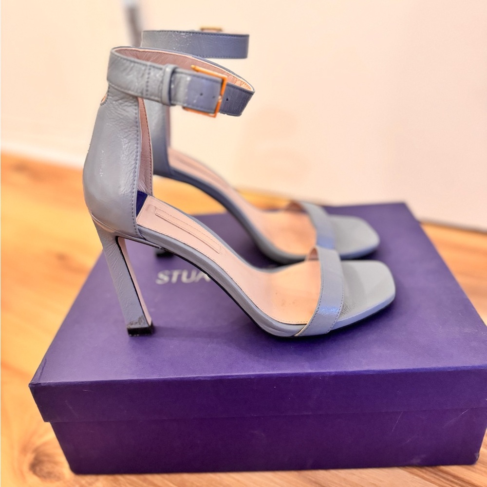 Stuart Weitzman 100 Square Nudist - Picture 2 of 3